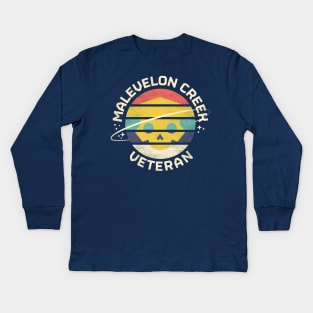 Malevelon Creek Veteran Vintage Helldivers 2 Kids Long Sleeve T-Shirt